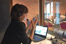 Simultaneous interpreting (contracted to colleague, 2016)
